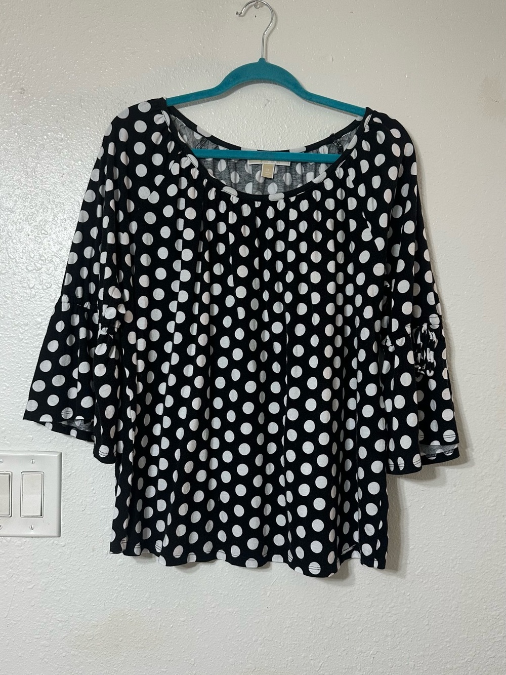 Michael kors Black & White Polka Dot Women's Top